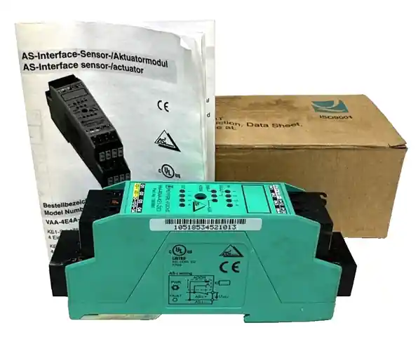 Preis Gesenkt Pepperl + Fuchs VAA-4E4A-KE1-Z/E2 AS-Interface Aktuatormodul Modul 186880