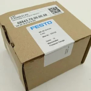 Kostenloser Rückversand FESTO MA-40-16-R1/8-E-RG Manometer Druckmessgerät 525726 MA4016R18ERG