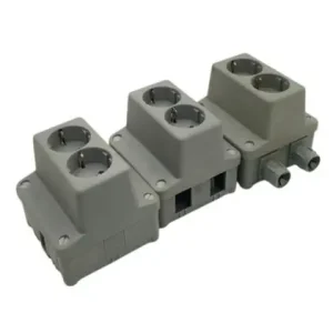 Sale 3x ABB HAF Doppelsteckdose Einbaudose