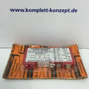 Sicherheitsbarriere Stahl 8901/31-168/075/00 Safety Barrier EN 50 017 / 50 020 Versand Am Gleichen Tag