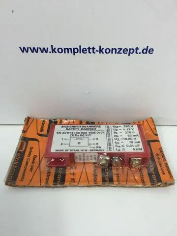 Sicherheitsbarriere Stahl 8901/31-168/075/00 Safety Barrier EN 50 017 / 50 020 Versand Am Gleichen Tag