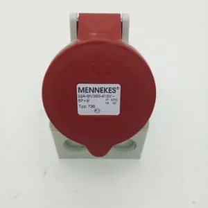 Mennekes Typ 736 Wandsteckdose 32A -6h/ 380-415V Neue Kollektion