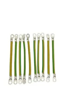 Garantierte Lieferung 10x Hochleistungs-Erdungskabel in Gelb-Grün