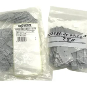 50x Wago 281-316 Polyamid End- und Zwischenplatte Top-Seller