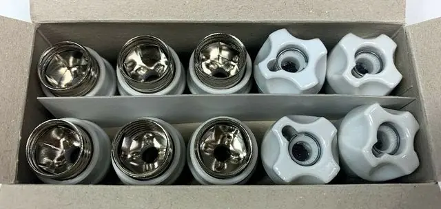 20 Neozed D02 Schraubkappen E18 63 A mit Testloch Rabatt