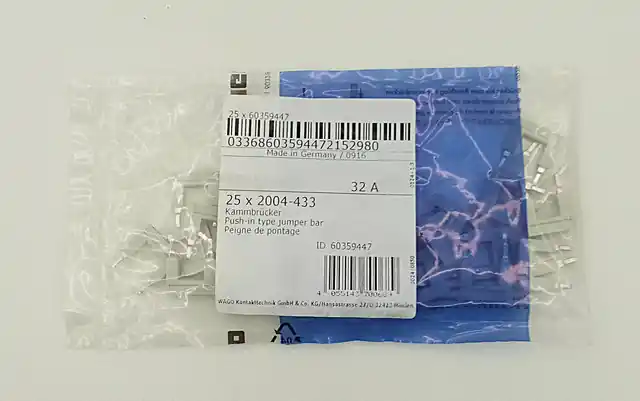 Wago 2004-433 Steckbrücke, 25 Stück Wochenendangebot