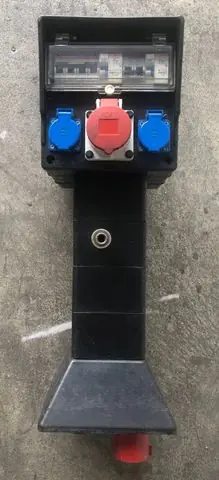 Neu Fritzsche CEE Starkstrom Verteiler 400 V Baustellen Stromverteiler JP56