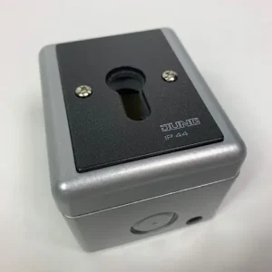 Angebot Jung Schlüssel-Schalter WG800 833.18G 1-pol Taster-Wechsler grau IP44