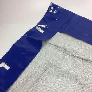 Abverkauf Plane 2,9x2,2m Abdeckplane Netz Anhängernetz Oellerking Container Draht stabil