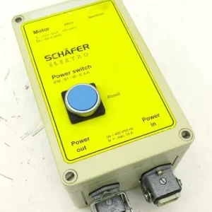 Gratis Versand Schäfer Elektro Power Switch IFM-B1-W-0,4A Steuerbox Schaltgerät 400V 10A Reset