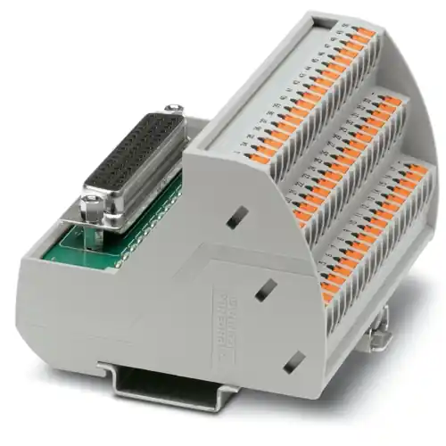 Übergabe-Baustein, 50-polig, 1 A, 24 V, 2904267, VIP-3/PT/D50SUB/F/LED Geprüft