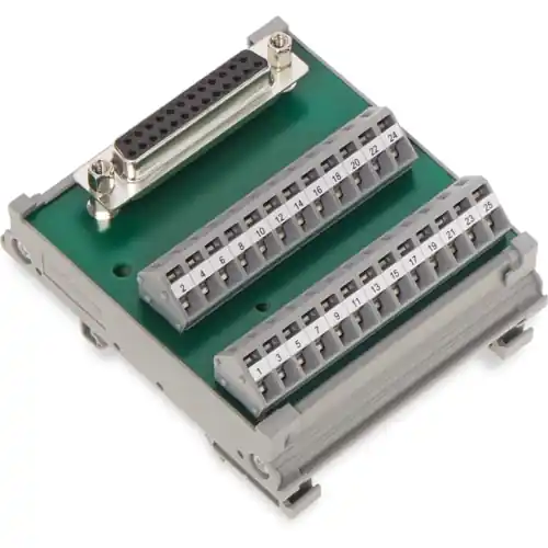 Übergabe-Baustein, 25-polig, 2 A, 125 V, 289-552 Aktuell