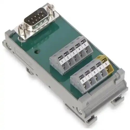 Preiswert Übergabe-Baustein, 25-polig, 2 A, 125 V, 289-587