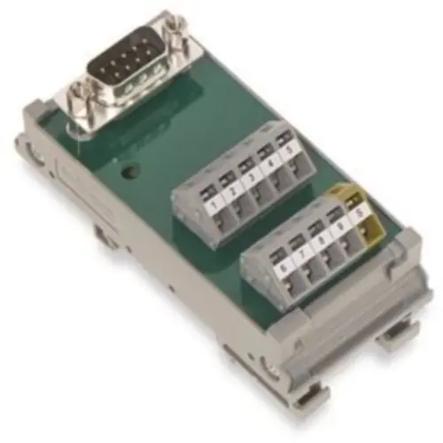 Übergabe-Baustein, 15-polig, 2 A, 125 V, 289-586 Sofort Bestellen