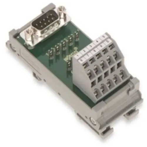 Echt Übergabe-Baustein, 37-polig, 2 A, 50 V, 289-723