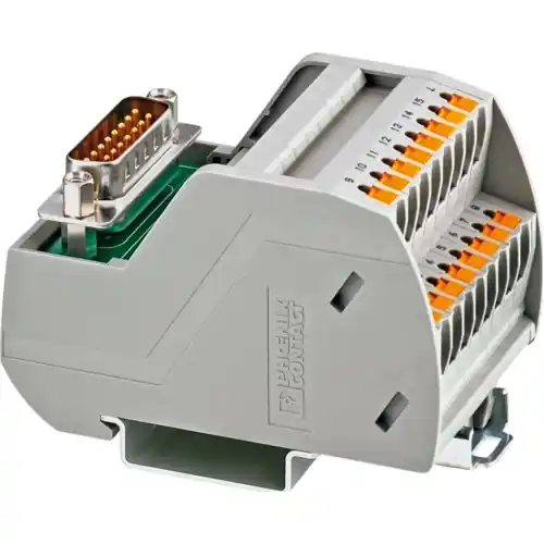 Sofort Bestellen Übergabemodul, 15-polig, 2 A, 25 V, 2903779, VIP-2/PT/D15SUB/M