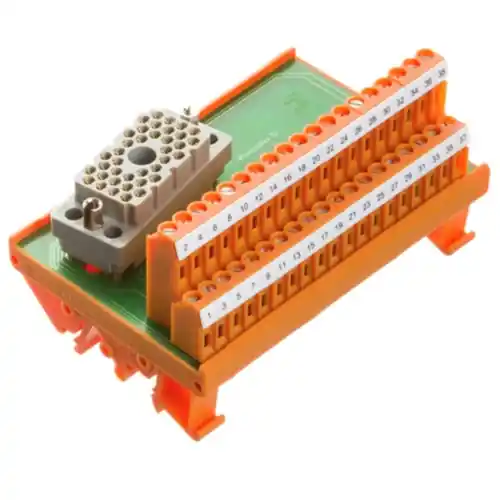 Mega-Angebot Übergabe-Baustein, 38-polig, 1480770000, RS ELCOF 38/38LM S