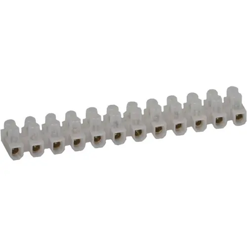 Neue Kollektion Anschlussklemme, 12-polig, 4,0 mm², transparent, Schraubanschluss, 3 A, 073400
