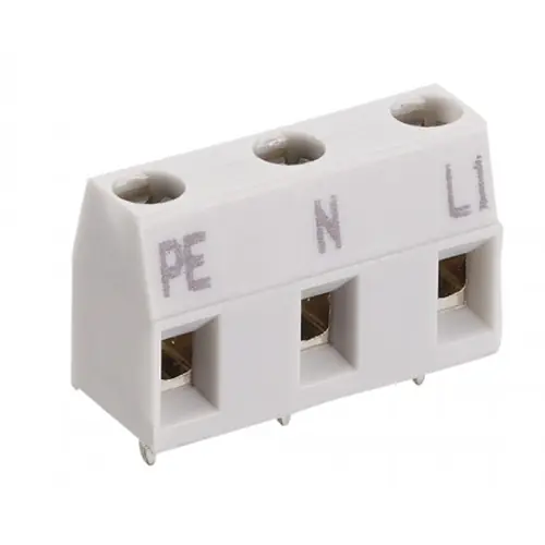 Nur Für Kurze Zeit Anschlussklemme, 3-polig, 0,2-4,0 mm², hellgrau, Schraubanschluss, 15 A, KRENG 03 BEDR.