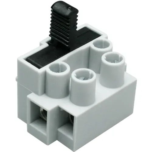 Solange Der Vorrat Reicht Anschlussklemme, 2-polig, 2,5 mm², Klemmstellen: 1, grau, Schraubanschluss, 10 A, 503 SI/2 DS