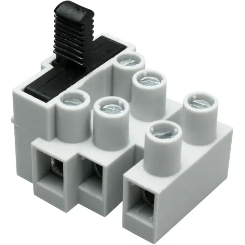 Anschlussklemme, 3-polig, 2,5 mm², Klemmstellen: 1, grau, Schraubanschluss, 10 A, 503 SI/3 DS Kracherpreis