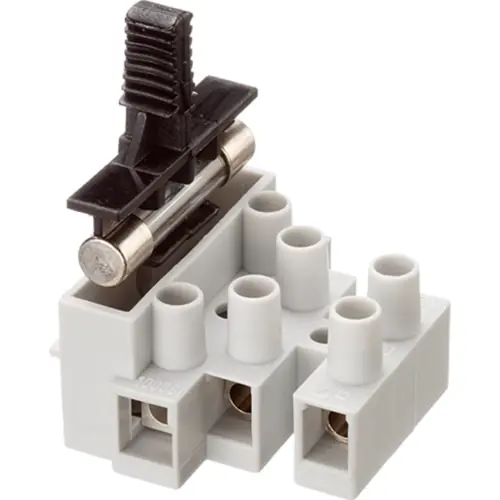 Sale Anschlussklemme, 1-polig, 4,0 mm², Klemmstellen: 1, grau/schwarz, Schraubanschluss, 16 A, 1003 SI/1 DS