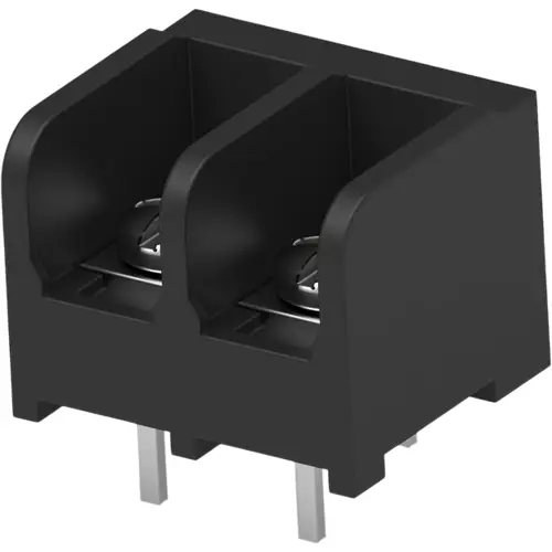 Top-Angebot Anschlussblock, 2-polig, 0,3-3,0 mm², schwarz, Leiterplattenanschluss, 25 A, 3-1437651-4