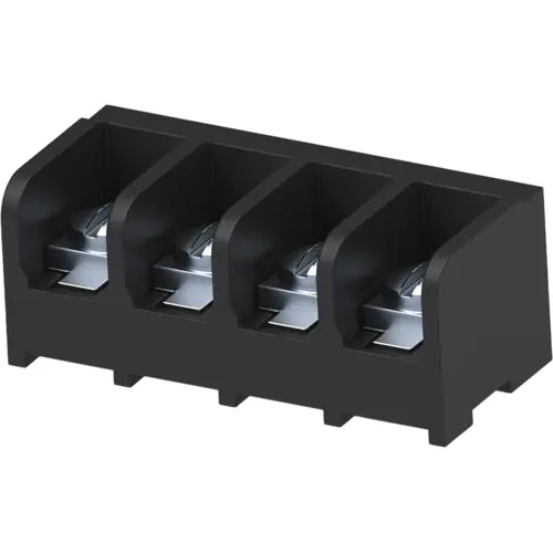 Bestpreis Anschlussblock, 4-polig, 0,3-3,0 mm², schwarz, Leiterplattenanschluss, 25 A, 6-1437652-7