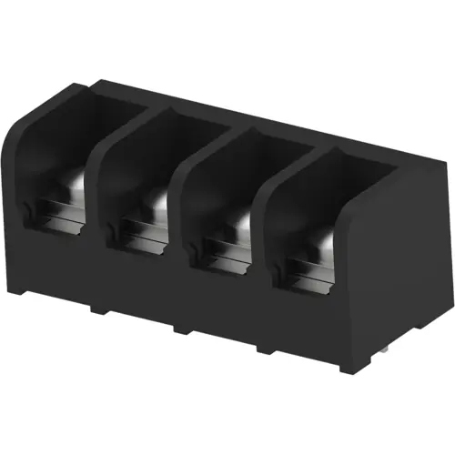 Neuheit Anschlussblock, 4-polig, 0,326-5,26 mm², schwarz, Leiterplattenanschluss, 30 A, 8-1437657-0