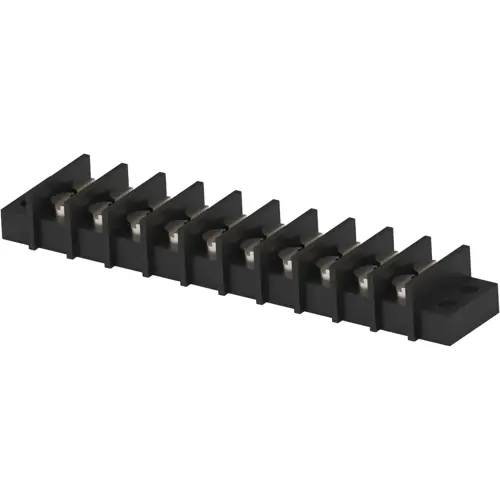 Zertifiziert Anschlussblock, 10-polig, 0,3-3,0 mm², schwarz, Leiterplattenanschluss, 20 A, 1-1546306-0
