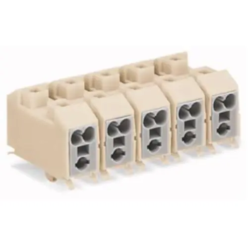 Kabelverbinder, 4-polig, 2,5 mm², Klemmstellen: 16, weiß, Push-in Drahtanschluss, 18 A, 272-134/101-000 Beliebt