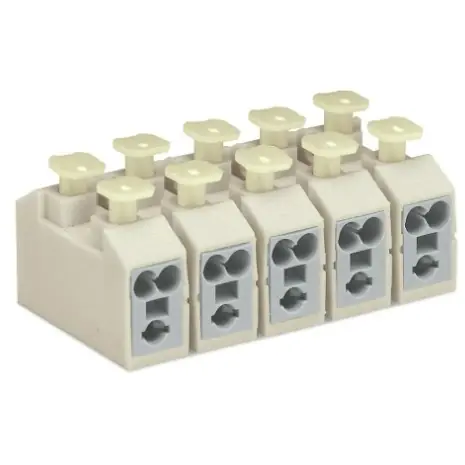Kabelverbinder, 12-polig, 2,5 mm², Klemmstellen: 48, weiß, Push-in Drahtanschluss, 18 A, 272-312 Direkt Vom Hersteller