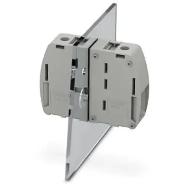 Must-Have Durchführungsklemme, 1-polig, 25-95 mm², Klemmstellen: 2, grau, Schraubanschluss, 232 A, 1713225