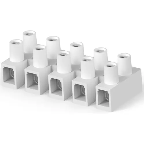 Anschlussklemme, 5-polig, 0,3-6,0 mm², natur, Schraubanschluss, 40 A, 1776302-5 Letzte Chance