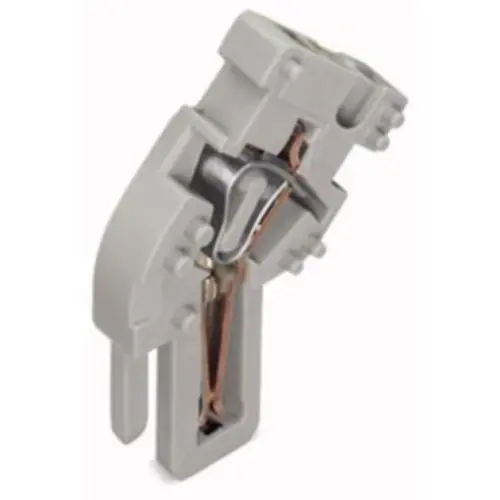 Jetzt Bestellen 1-Leiter-Endmodul, 1-polig, RM 5 mm, 0,08-4,0 mm², AWG 28-12, abgewinkelt, 32 A, 500 V, Federkraftanschluss, 769-515