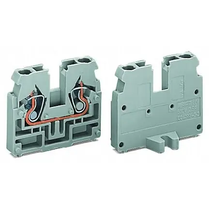 Ausverkauf Endklemme, 1-polig, 0,08-2,5 mm², AWG 28-12, gerade, 24 A, 500 V, Federkraftanschluss, 869-351