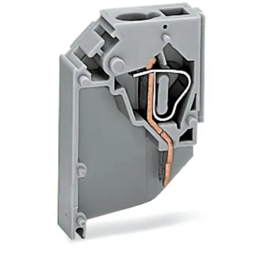 Expressversand Transformatorklemme, 1-polig, gerade, 25 A, 800 V, Federkraftanschluss, 711-151