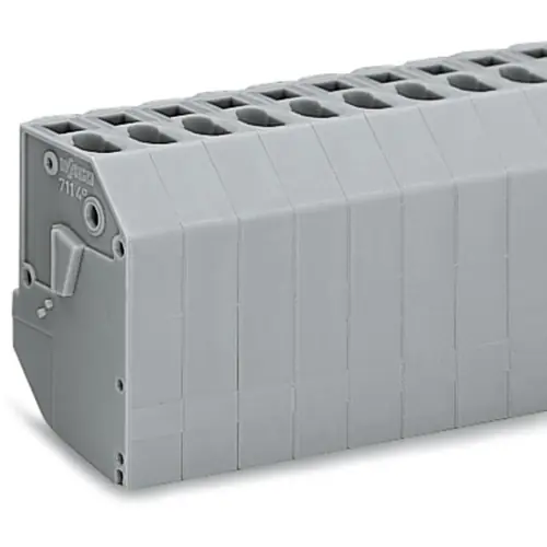 Transformatorklemme, 9-polig, gerade, 25 A, 800 V, Federkraftanschluss, 711-159 Neue Kollektion