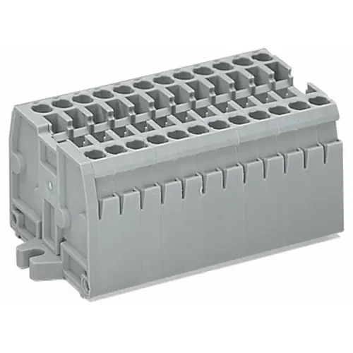 Preiswert 2-Leiter-Klemmenleiste, 2-polig, 0,08-2,5 mm², AWG 28-12, 24 A, 500 V, Federkraftanschluss, 869-202/000-006