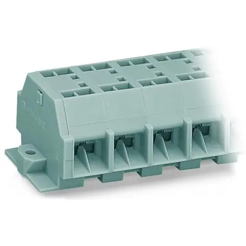 4-Leiter-Klemmenleiste, 6-polig, RM 12 mm, 0,08-4,0 mm², AWG 28-12, gerade, 32 A, 630 V, Federkraftanschluss, 262-206 Sonderaktion