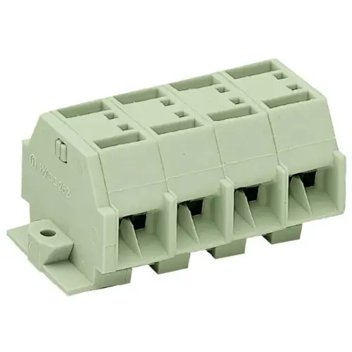 4-Leiter-Klemmenleiste Ex e II, 4-polig, RM 12 mm, 0,5-4,0 mm², AWG 20-12, gerade, 30 A, 550 V, Federkraftanschluss, 262-234 Neue Kollektion