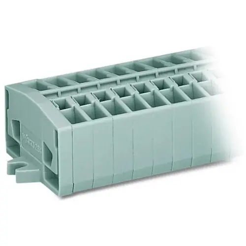 Top-Preis 2-Leiter-Klemmenleiste, 4-polig, 0,08-2,5 mm², AWG 28-12, gerade, 24 A, 800 V, Federkraftanschluss, 264-104