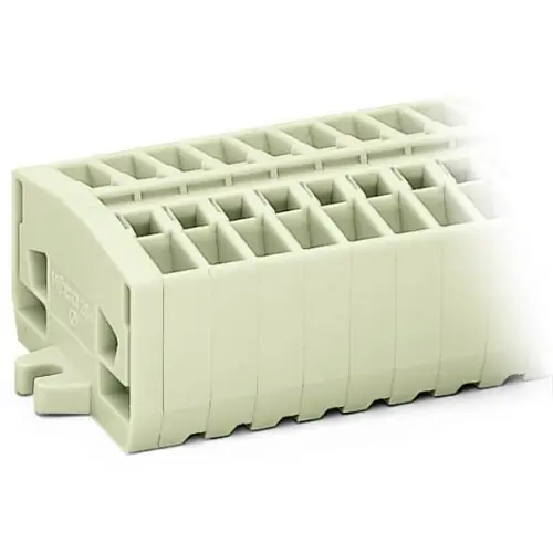 Kostenfreie Lieferung 2-Leiter-Klemmenleiste Ex e II, 4-polig, 0,08-2,5 mm², AWG 28-12, gerade, 23 A, 690 V, Federkraftanschluss, 264-184