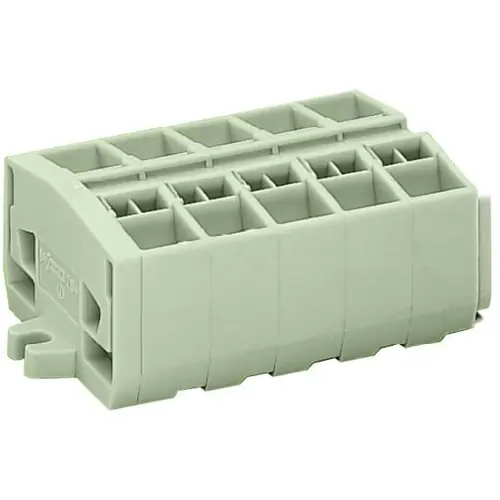 4-Leiter-Klemmenleiste Ex e II, 5-polig, RM 10 mm, 0,08-2,5 mm², AWG 28-12, gerade, 23 A, 690 V, Federkraftanschluss, 264-235 Direkt Vom Hersteller