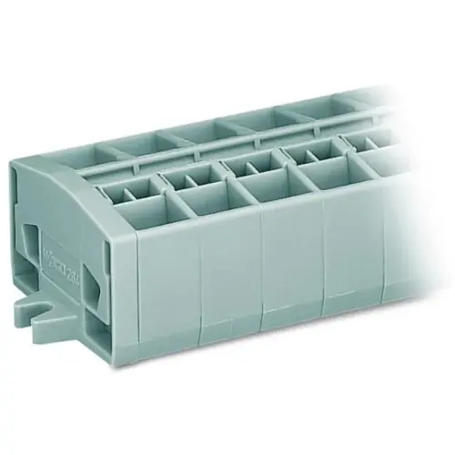 4-Leiter-Klemmenleiste, 6-polig, RM 10 mm, 0,08-2,5 mm², AWG 28-12, gerade, 24 A, 800 V, Federkraftanschluss, 264-256 Neu Im Sortiment