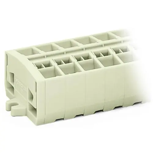 4-Leiter-Klemmenleiste Ex e II, 7-polig, RM 10 mm, 0,08-2,5 mm², AWG 28-12, gerade, 23 A, 690 V, Federkraftanschluss, 264-287 Angebot