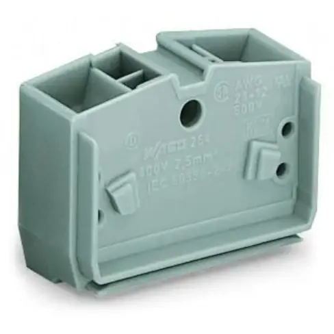 4-Leiter-Mittelklemme, 1-polig, RM 10 mm, 0,08-2,5 mm², AWG 28-12, gerade, 24 A, 800 V, Federkraftanschluss, 264-351 Abverkauf