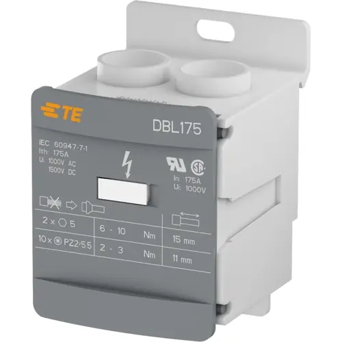 Anschlussblock, 1-polig, 10-70 mm², AWG 6-2/0, 175 A, 1500 V, Schraubanschluss, 1SNL317510R0000 Neue Ware