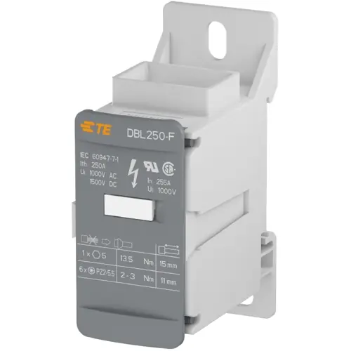 Sonderaktion Anschlussblock, 1-polig, 2,5-16 mm², AWG 14-6, 250 A, 1500 V, Schraubanschluss, 1SNL325060R0000