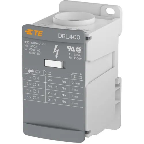 Anschlussblock, 1-polig, 95-185 mm², 400 A, 1500 V, Schraubanschluss, 1SNL340010R0000 Kostenloser Rückversand